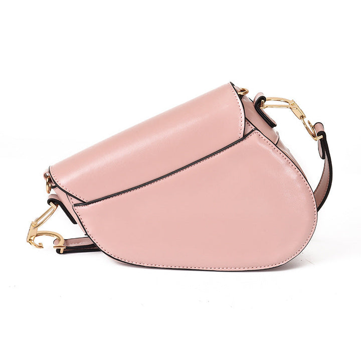 Drune | elegante Damen Umhängetasche - exklusive PU - lederne Satteltasche