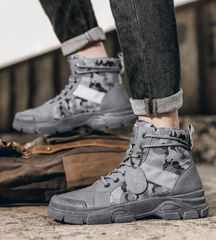 Drune | Outdoor Stiefel Mit Tarnmuster Für Herren