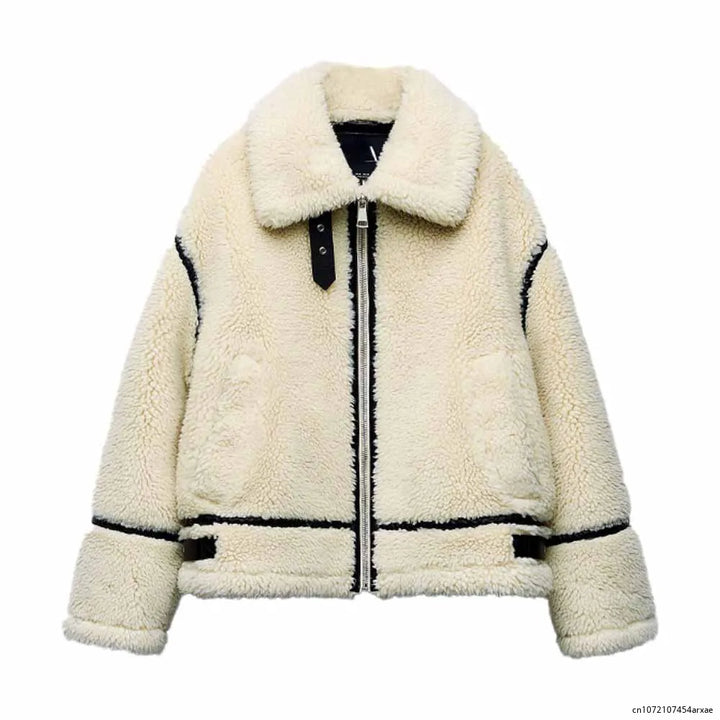 Drune | Gemütliche Kunstfell-Winterjacke