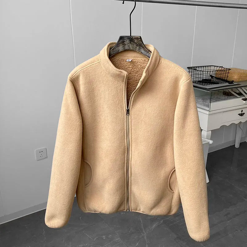 Drune | Fleecejacke mit Stehkragen