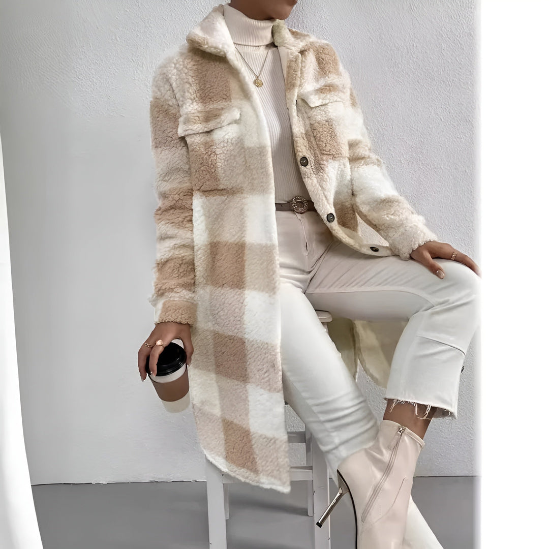 Drune | Karierter Mantel für Damen