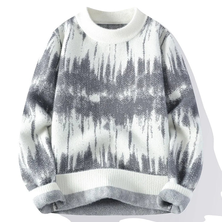 Drune | Weiche Strickjacke mit Tie-dye-muster Trendy und Bequem Perfekt Für Den Alltag