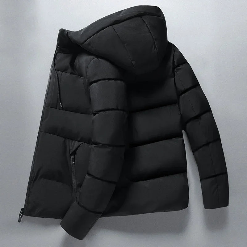 Drune | Gepolsterte Winterjacke mit Kapuze Polyester Warm und Funktional