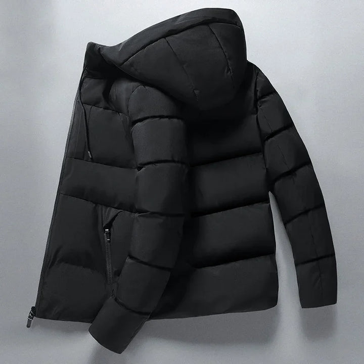 Drune | Gepolsterte Winterjacke mit Kapuze Polyester Warm und Funktional