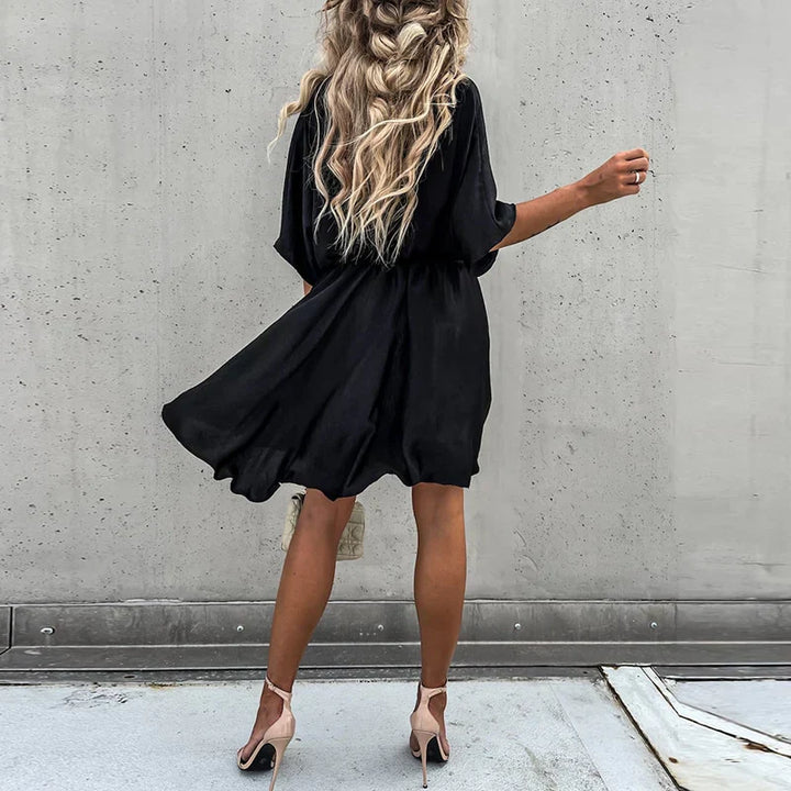 Drune | Anmutiges Kleid mit Feinen Falten