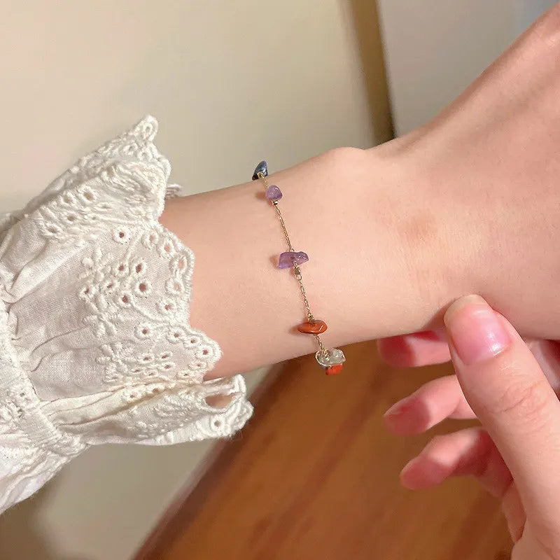 Drune | Elegante Natur Edelstein Kette