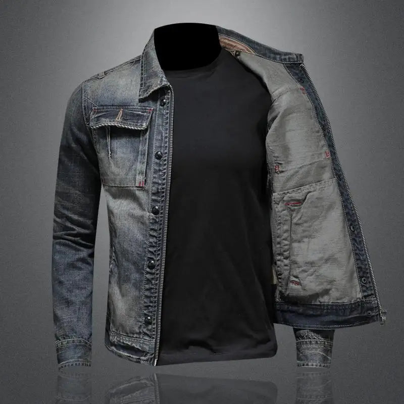Drune | Retro Jeansjacke