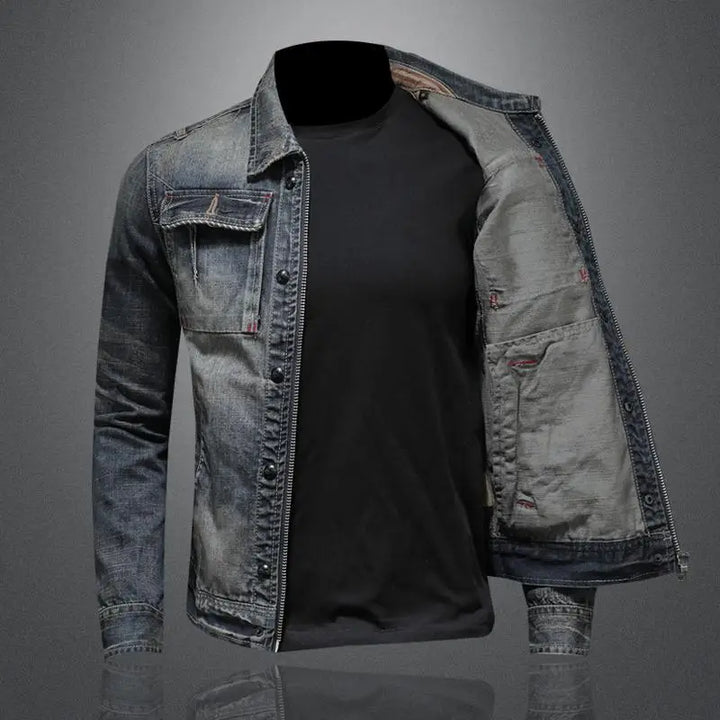 Drune | Retro Jeansjacke