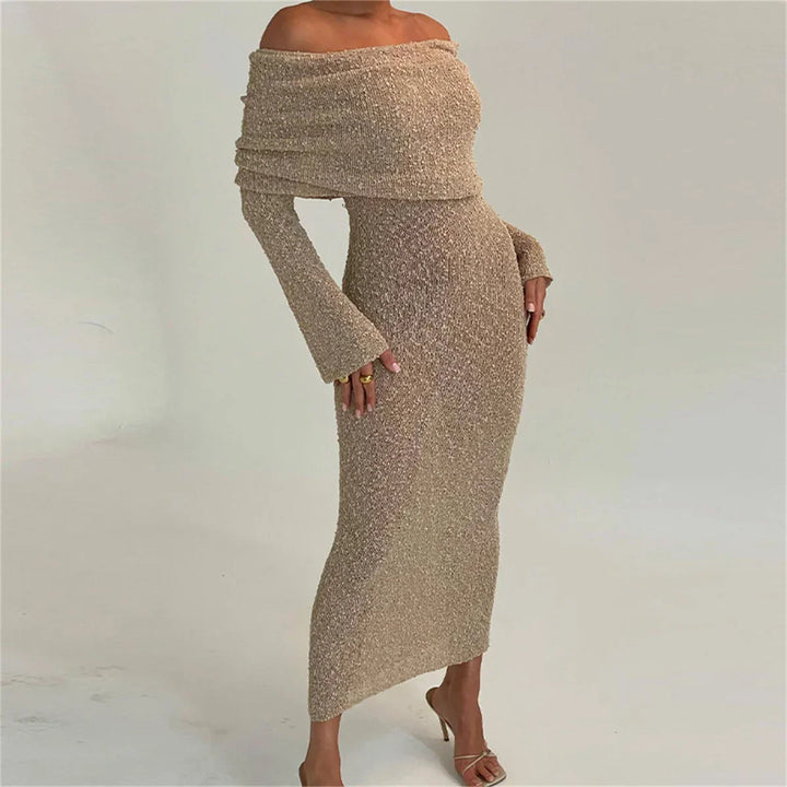 Drune | Off-shoulder Maxi-Kleid für Damen