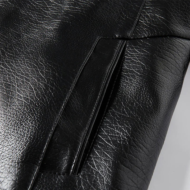 Drune | Lederjacke mit Kragen - Liam