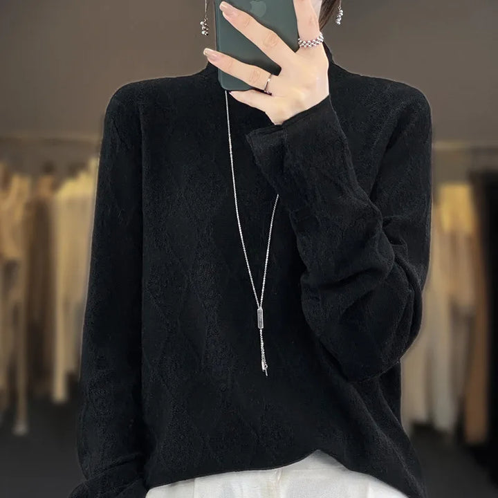 Drune | Kaschmirpullover mit Karomuster