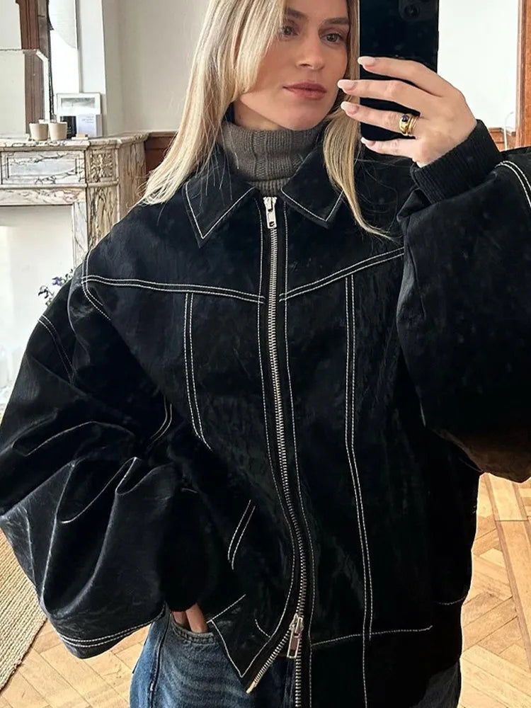 Drune | Oversized-Jacke - Herbstmode