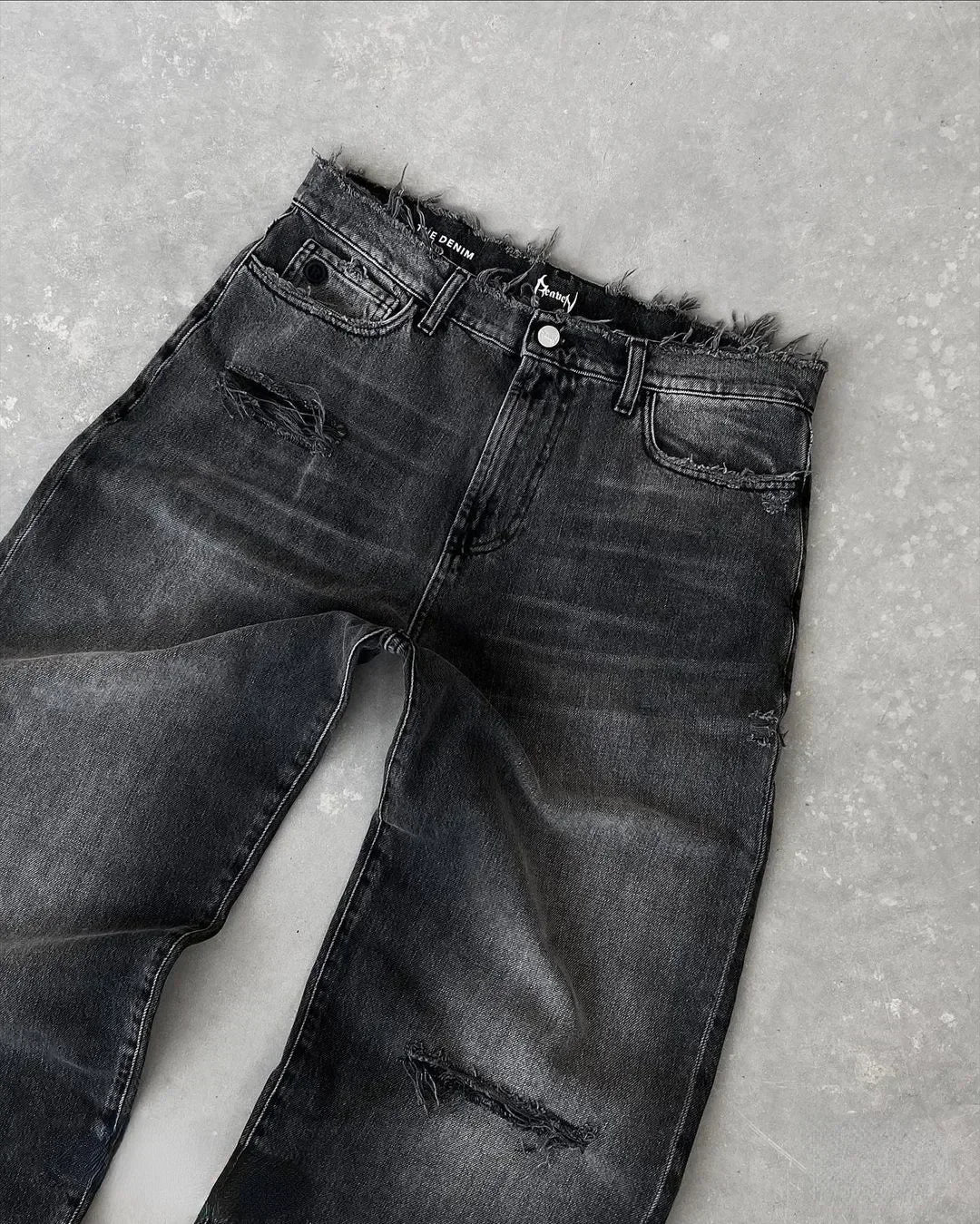 Drune | Amerikanische Gewaschene Retro Jeans Für Männer