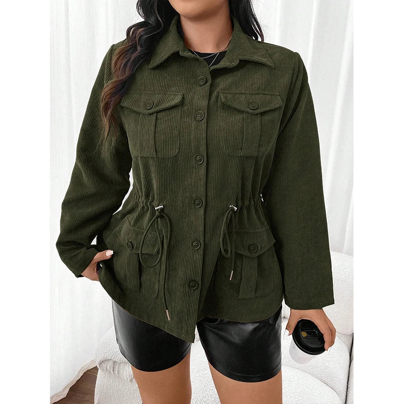 Drune | Cordjacke mit Taschen für Damen