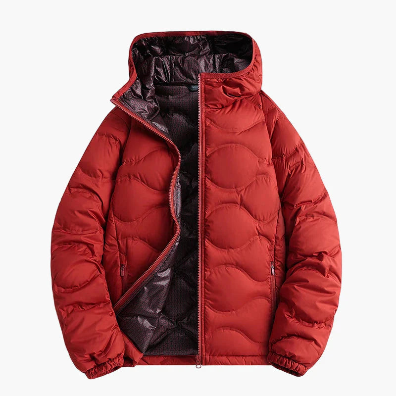 Drune | Steppjacke mit Kapuze - Winter Outdoor Freizeitjacke