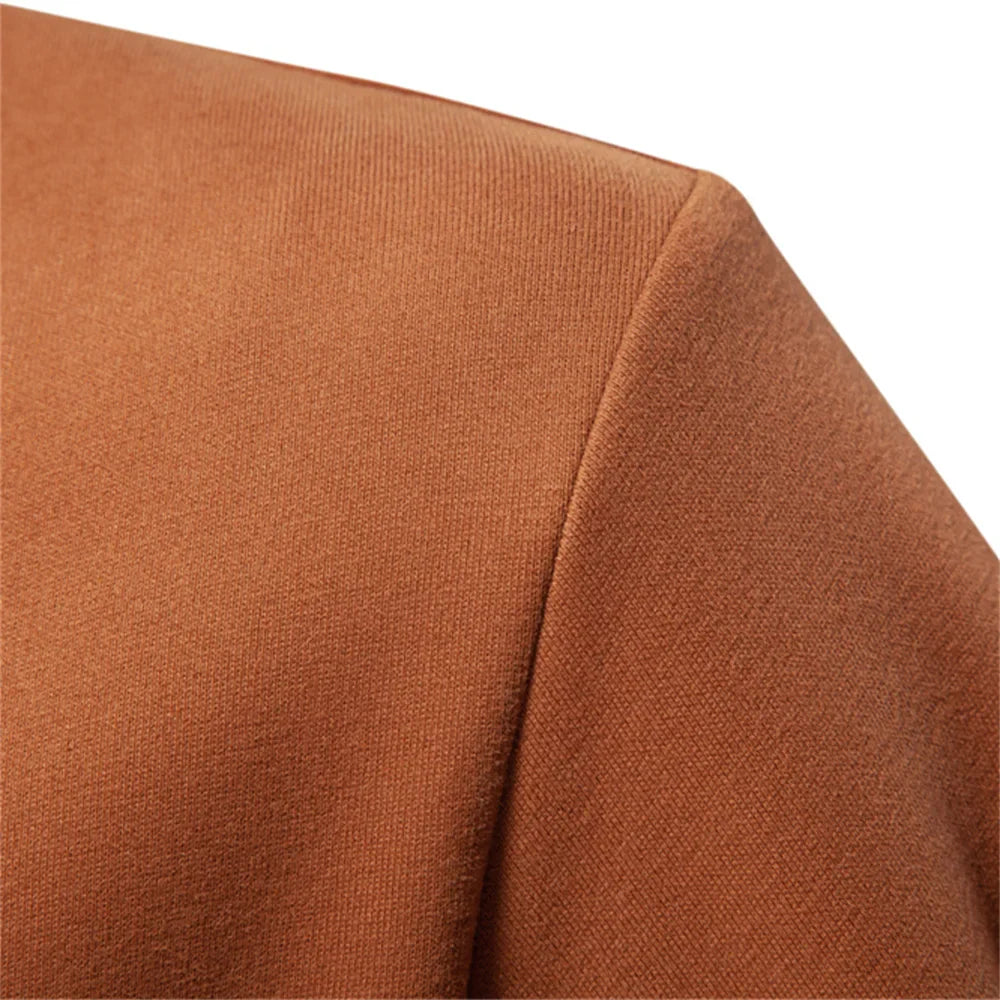 Drune | Langarmiger Pullover mit Reißverschluss Baumwollmischung Trendy und Komfortabel
