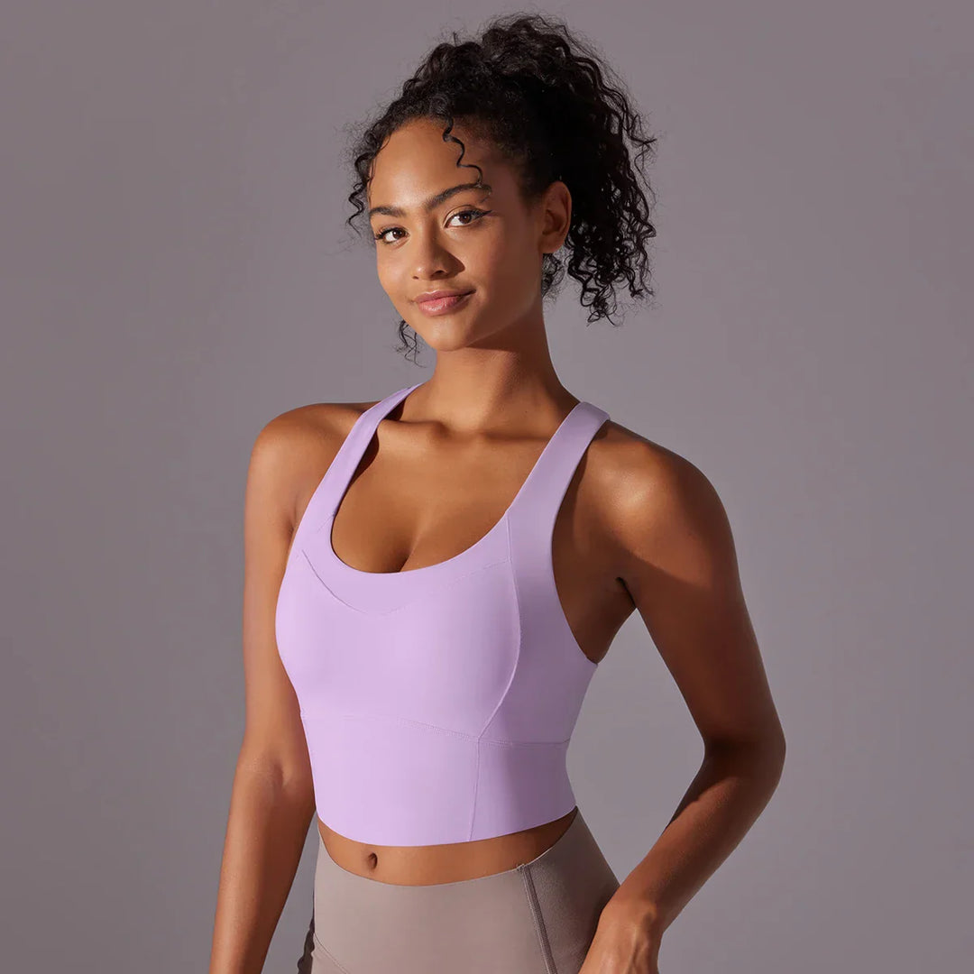 Drune | Sportlicher Yoga-Bh mit Eng Anliegender Passform