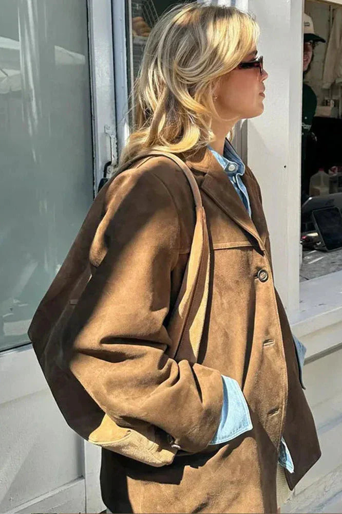 Drune | Leder Blazer