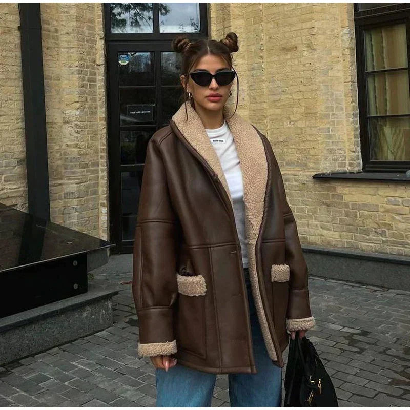 Drune | Trendjacke mit Gürtel für Damen