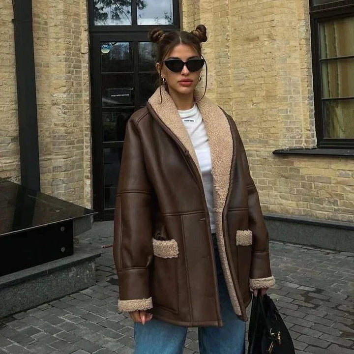 Drune | Winter Pelz Lederjacke