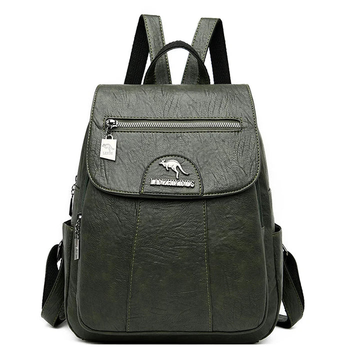 Drune | Diebstahlsicherer Lederrucksack Mit Großem Fassungsvermögen Für Damen