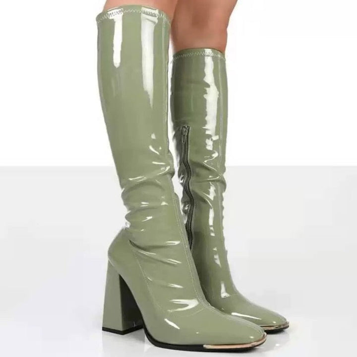 Drune | Bequeme Rutschfest Engel Stiefel mit Reissverschluss