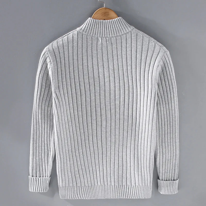 Drune | Merino Strickjacke mit Reißverschluss