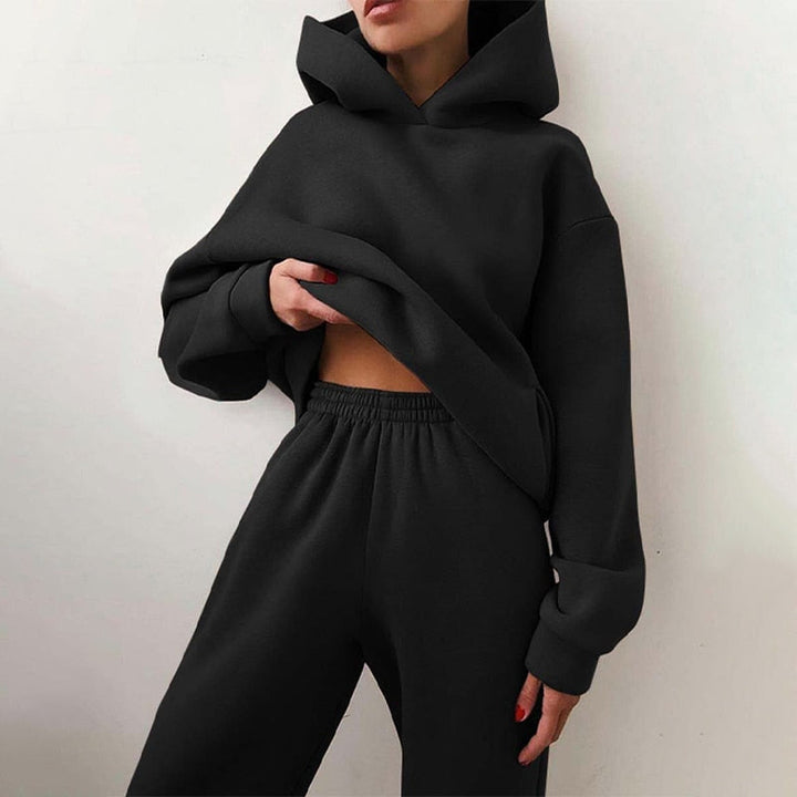 Drune | Jogging-Set - Oversized Fit - Kapuze & Elastischer Bund - Weiche Baumwolle