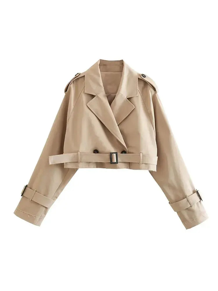 Drune | Gekürzter Trenchcoat