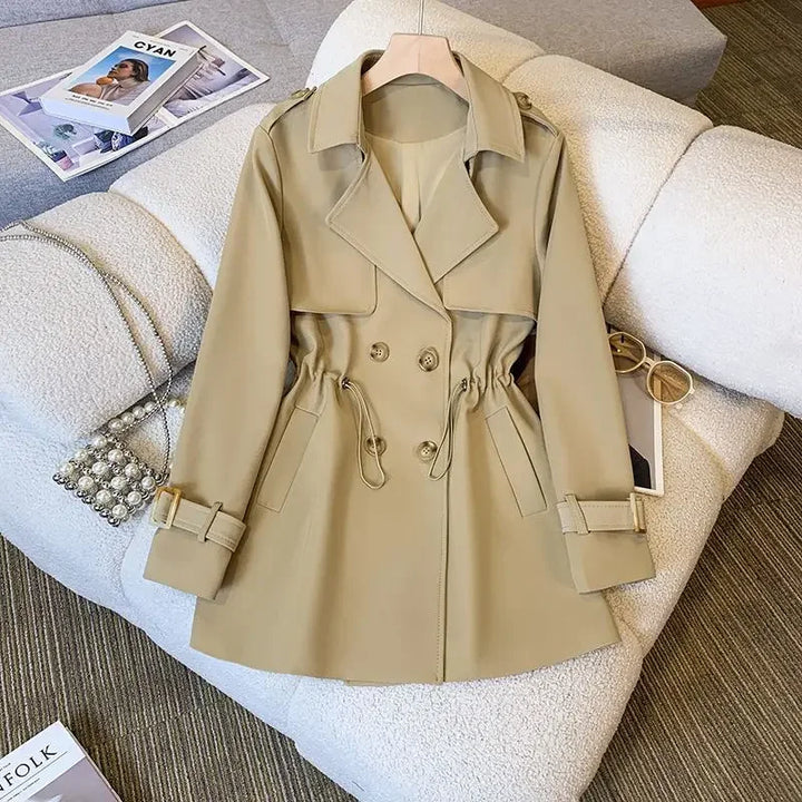 Drune | Eleganter, Mittellanger Trenchcoat Für Damen