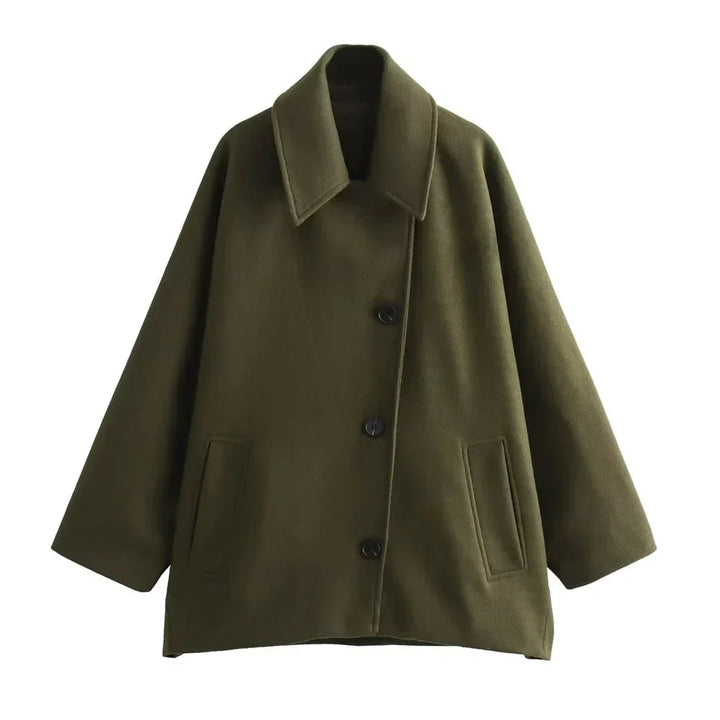 Drune | Wollmischung Peacoat - Boxy Fit - Minimalistischer Stil