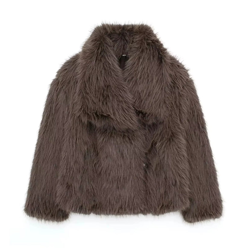 Drune | Pelzjacke für Damen Luxus und Komfort Perfekt für Den Winter