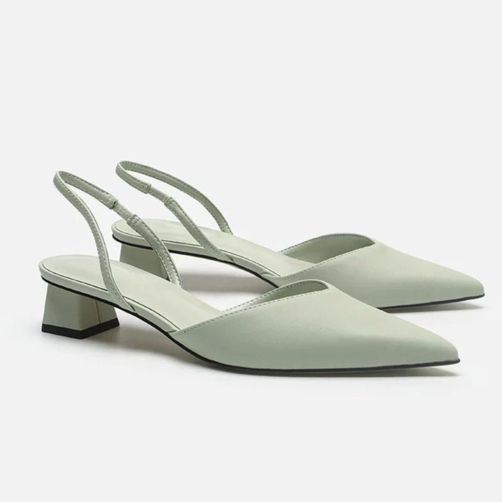 Drune | Spitz Zulaufende Absätze Slingback Stil