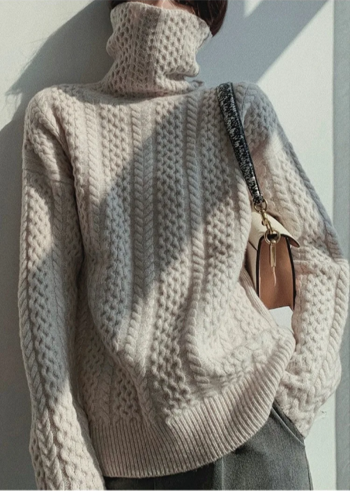 Drune | Chunky Strickpullover mit Rollkragen Weich und Warm Zeitloses Design