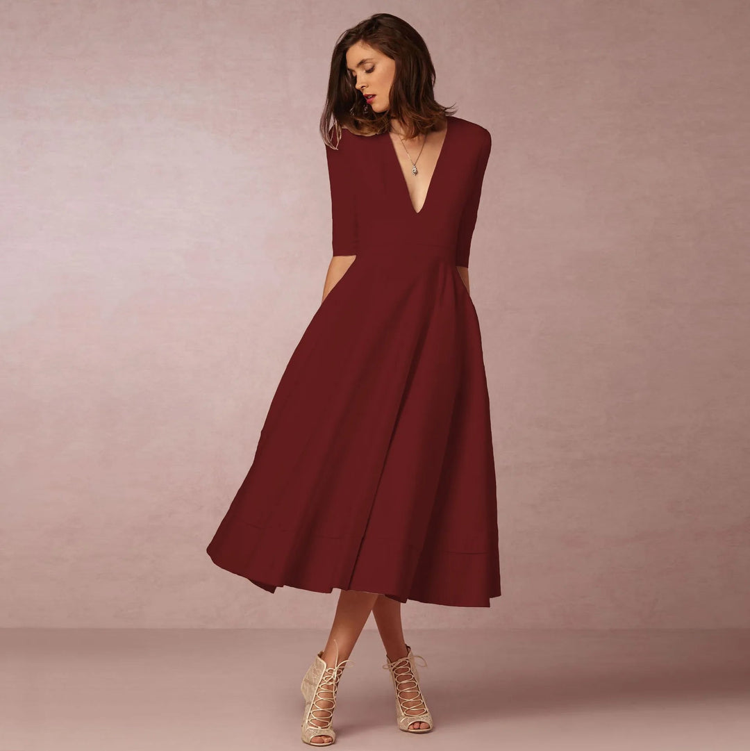 Drune | Elegante Lange Damenkleid