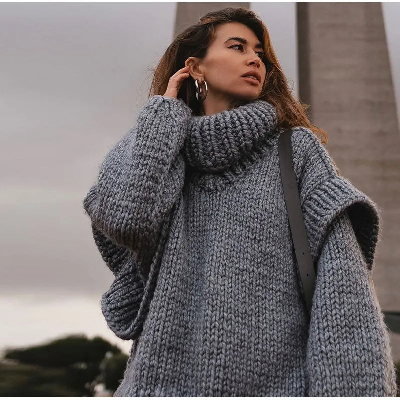 Drune | Chunky Strickpullover Oversized und Trendy Perfekt Für Den Herbst
