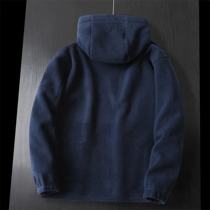 Drune | Extra warme Zip Kapuzenjacke