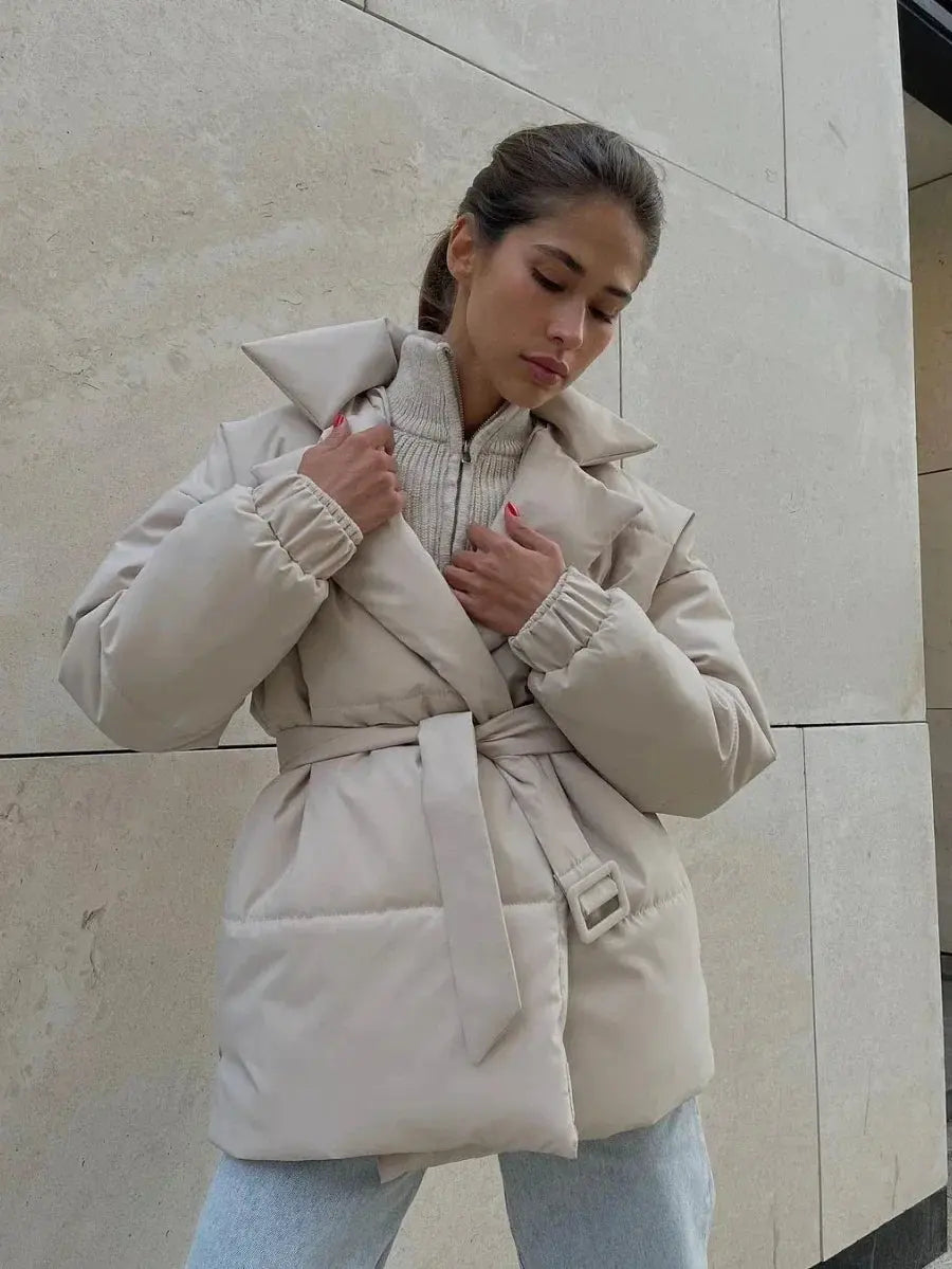 Drune | Pufferjacke mit Gürtel