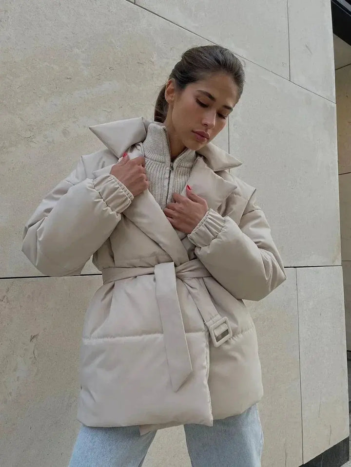 Drune | Pufferjacke mit Gürtel