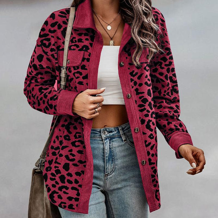 Drune | Gemusterte Luipaard Jacke Stil