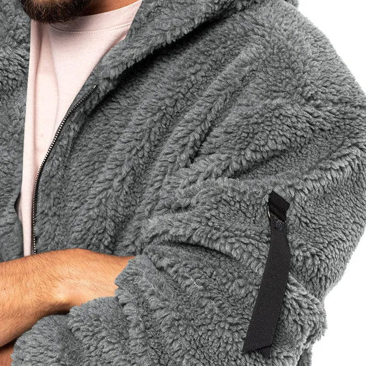 Drune | Veste Sherpa aus Velours