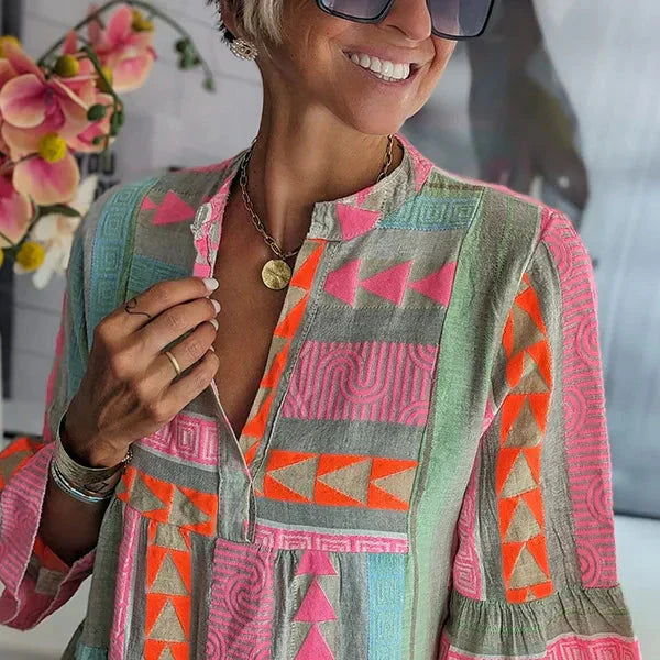 Drune | Boho Chic Locker Sitzendes Kleid