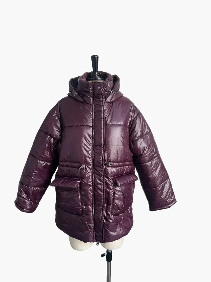 Drune | Winter Steppjacke mit Kapuze - Modischer, warmer Mantel für Freizeit und Alltag