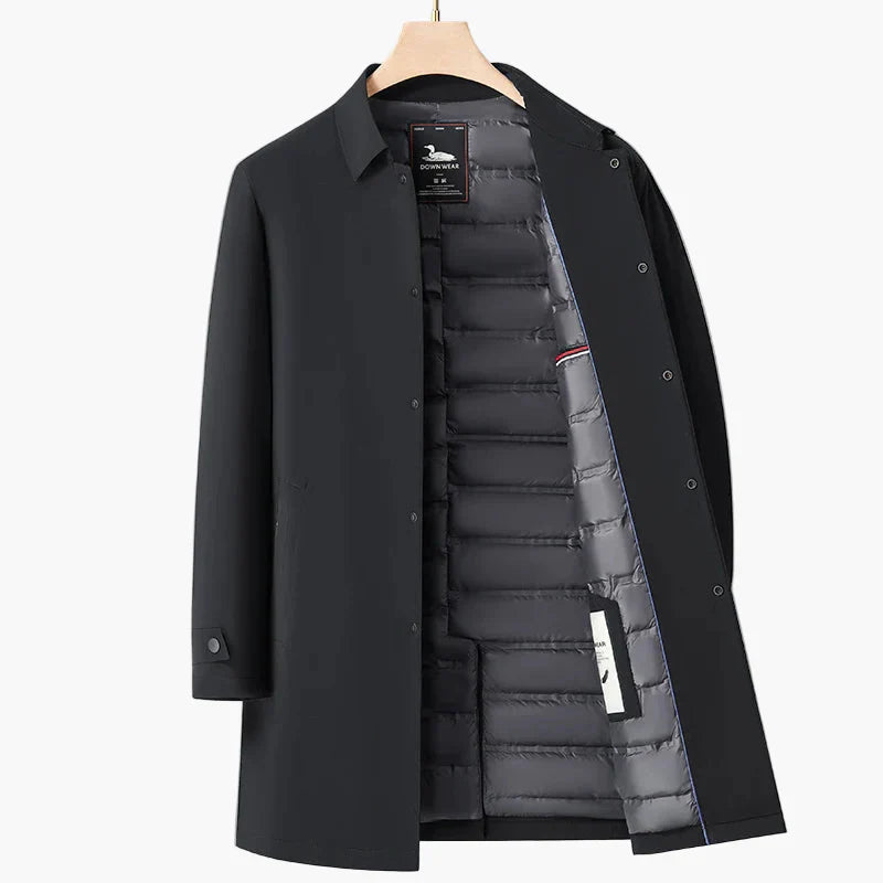 Drune | Übergangsjacke mit Stehkragen - Eleganter City Mantel für Alltag und Büro