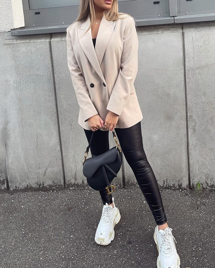 Drune | Eleganter Doppeltknopf-Blazer für Damen
