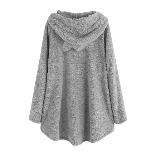 Drune | Bequemes Sweatshirt mit Katzenohren