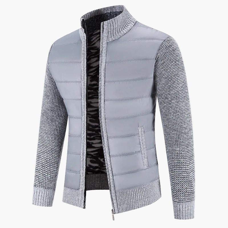 Drune | Stepp-Strickjacke mit Reißverschluss - Lässiger Urban Style für Alltag und Freizeit