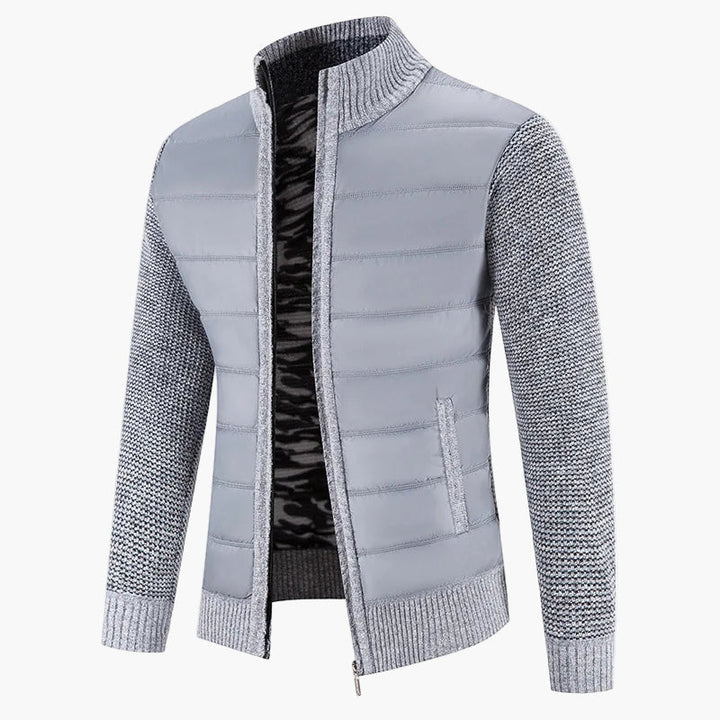 Drune | Stepp-Strickjacke mit Reißverschluss - Lässiger Urban Style für Alltag und Freizeit