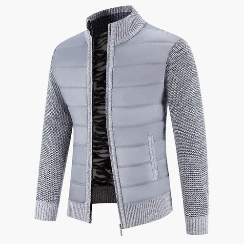 Drune | Stepp-Strickjacke mit Reißverschluss - Lässiger Urban Style für Alltag und Freizeit