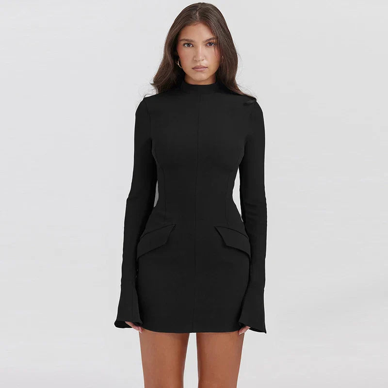 Drune | Bodycon-Minikleid mit Taschen